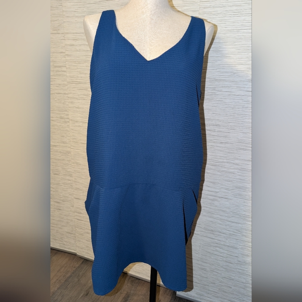 BB Dakota Blue Loose-Fit Dress With Pockets